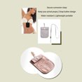 thumbnail image 4 of Sonew Cartera para Sujetador Encubierta, Bolsillo Secreto Oculo Cordón Confirible, Bolsa de Vije Ocula para Tarjetas de Crédito, Dinero, Objetos de Valor, 4 of 7
