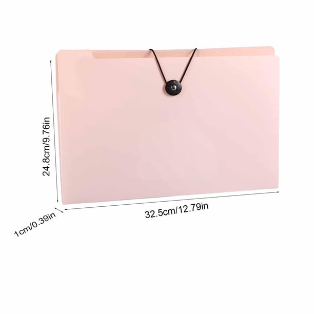 Carpeta Portátil de Acordeón de Múltiples Capas de Bolsas de Almacenamiento Grandes A4, Diseño de Cierre de 12 Compartimentos para la Organización Estudiantil de Papel de Prueba 12 X 12 Almacenamiento