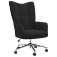 thumbnail image 1 of vidaXL Relaxing Chair Black Velvet, 1 of 5
