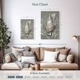 thumbnail image 3 of Elephant Stock Shell Coral Silver On Gray I Wall Art - Vertical Multi Panel Canvas - Living Room Wall Decor - Nautical Multi Panel - Silver And White Decor By Caroline Kelly - 14" x 23", 3 of 4