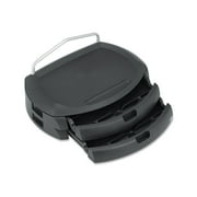 Kantek LCD Monitor Stand with 2 Drawers, 18 x 12 1/2 x 5, Black