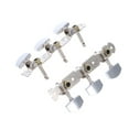thumbnail image 4 of Guitar Tuning Pegs Silver Metal 2Pcs Set 3.9In L, 4 of 9