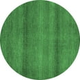 thumbnail image 1 of Ahgly Company Indoor Round Abstract Emerald Green Modern Area Rugs, 5' Round, 1 of 4