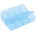 thumbnail image 3 of Unique Bargains Travel Plastic 8 Compartments Gadget Pill Organizer Box 7.3cm x 5.8cm x 2cm, 3 of 3