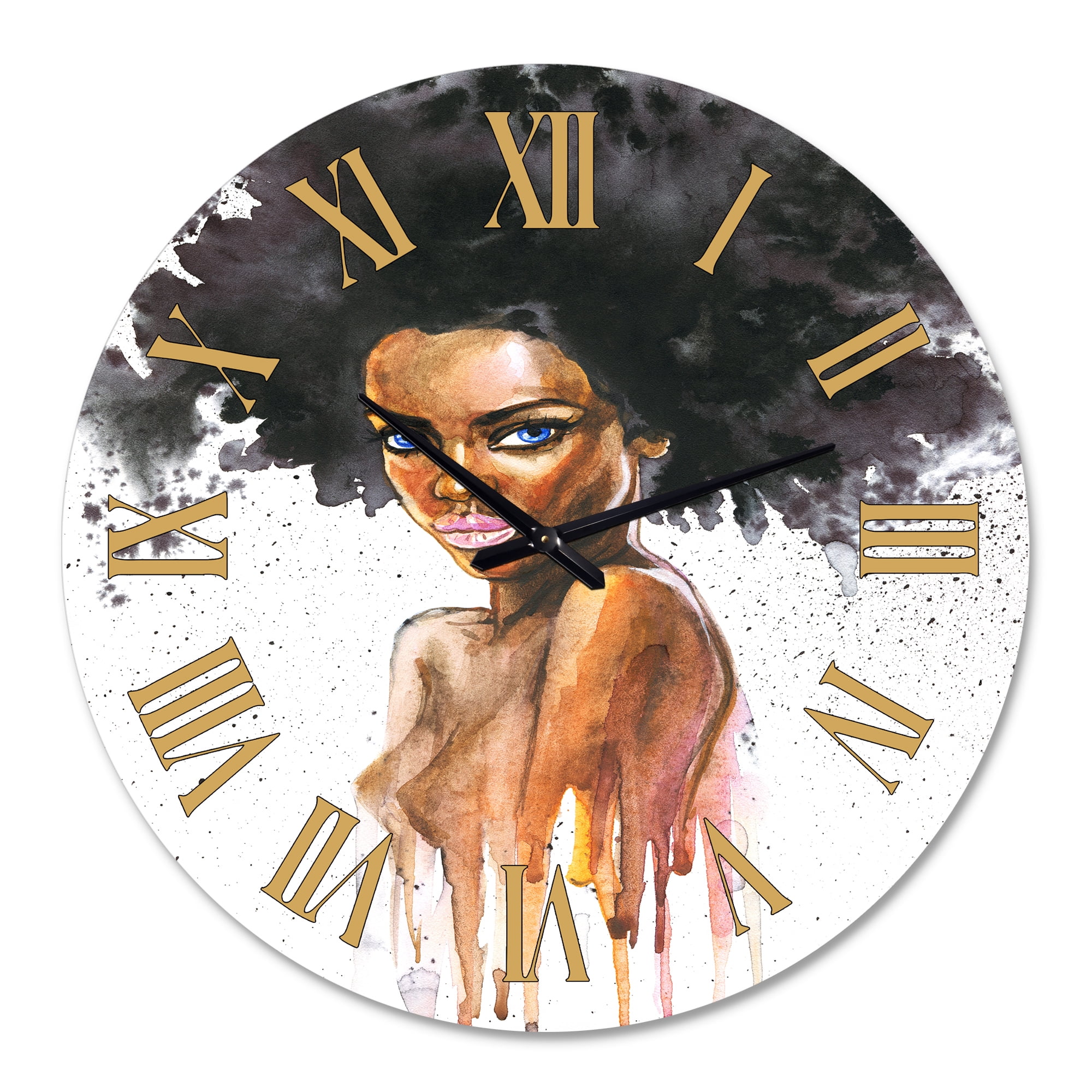 Designart 1 in Modern,Contemporary Wall Clock