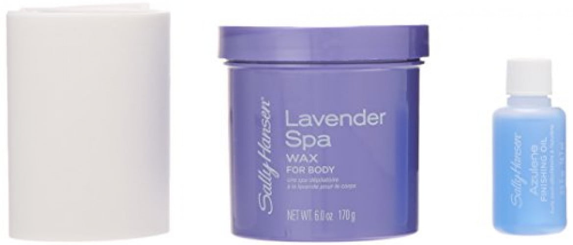 Sally Hansen Lavender Spa Wax Hair Removal Kit for Body Legs Arms and Bikini  - Walmart.com
