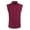 Burgundy, variant on Men's Sleeveless Denim/Cotton Shirt Biker Vest 2 Front Pockets
