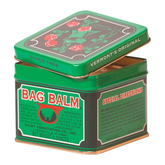 Vermont's Original Bag Balm for Dry Chapped Skin Conditions 8 Ounce Tin