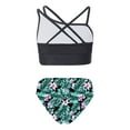 thumbnail image 6 of Sholeno Girls 3 Piece Bikini Swimsuit Summer Beach Tankini Swimwear Quick Dry Surfing Bathing Suit Lily 10, 6 of 7