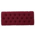 thumbnail image 3 of Christopher Knight Home Scarlett Tufted Fabric Ottoman Bench, Deep Red, 3 of 5