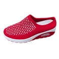 thumbnail image 2 of Diabetic Shoes for Women,Orthopedic Slip-On Walking Shoes with Air Cushion，Comfort Slip On Shoes with Arch Support, Breathable Knit Upper, 2 of 3