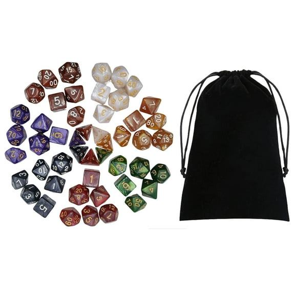 Juego de Dados de Acrílico perfecl para Juegos de Mesa Familiar