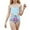 Light blue, variant on Hienoo Girls One Piece Swimsuit Cute Halter Swimwear Beach Bathing Suit for Kids