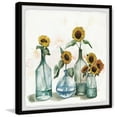 thumbnail image 2 of Parvez Taj Sunflowers in Blue Vase II Framed Painting Print, 2 of 6