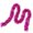 Purple, variant on EDHITNR Vintage Shining Christmas Wreath, Glitter Metal Ornament Wall Hanging, Festive Decorative for Party Home Door Mantel, Red