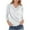 White, variant on Kaemgyyd Long Sleeve Shirt for Women Casual Loose Fit Cowl Neck Tunic Blouse Casual Solid Color Work Office Fall Outfits