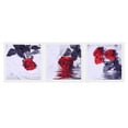 thumbnail image 3 of Pintura pared Soledad arte colgante 3 paneles Pintura al Óleo rosa agua, 3 of 9