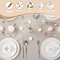 thumbnail image 3 of Uxcell 4 Pcs Manteles Individuales Redondos Tejidos, Mantel Lavable de 15 Pulgadas Resistente al Calor, Decorativo para Mesa de Comedor, Encimera, Café, 3 of 7