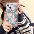 thumbnail image 3 of Samsung A14 A04 A04s A13 A23 A33 A53 A73 A03 A03s A22 A52 A32 A12 A50 A50s A30s A51 A11 A31 A70 Funda Para Teléfono 3 En 1 Tulipán Conejo Cubierta Suave, 3 of 3