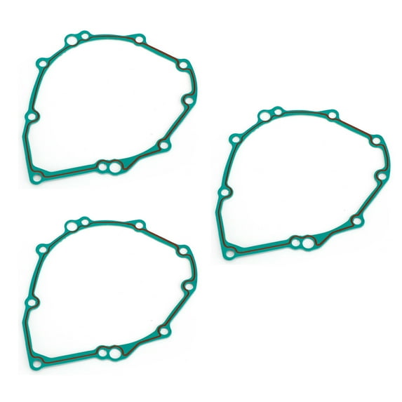 3x Left Engine Stator Cover Gasket For Suzuki GSX1300R Hayabusa 1300 1999-2022