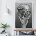 thumbnail image 5 of Art Posters MC Escher-Hand with Reflecting Sphere Black And White Posters Print Photo Art Painting Canvas Poster Home Decorative Bedroom Modern Decor Posters Gifts 12x18inch(30x45cm), 5 of 6