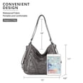 thumbnail image 2 of Angel Kiss Women Wallet PU Leather Shoulder Bag Large Capacity Handbag Crossbody Handbag, 2 of 5