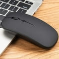 thumbnail image 3 of Computer Mouse, 2.4G Wireless USB Rechargeable Bluetooth 5.0 Silent Gaming Mouse for PC Laptop Rose Gold 2.4G, 3 of 8