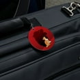 thumbnail image 5 of Little Kitten Lion Roar Round Luggage ID Tag Card Suitcase Carry-On, 5 of 7