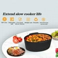 Maritcute Silicone Slow Cooker Liners For 6 Quart Crock Pot Reusable
