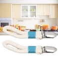 thumbnail image 4 of Cotton Rope Towel Clip, Kitchen Towels Clip Lightweight Fixed Towel Simple Operation  For Shower Room For Kitchen, 4 of 8
