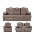 thumbnail image 1 of Sala 3 2 1 Reclinable Ferrara Cafe - Kessa Muebles, 1 of 31