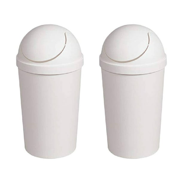 Sterilite SwingTop Wastebasket Round Trash Can 3 Gallon Home Office