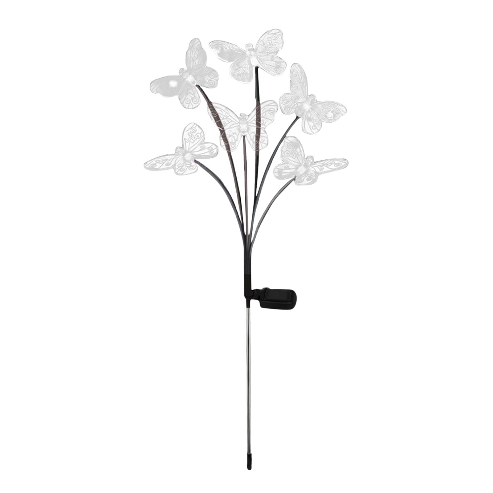Qocolhg Solar Lights Outdoor Waterproof, Outdoor Solar Lights Butterflies Shaped Solar Garden Lights Waterproofing Outdoor Decoration Garden Lawns Solar Lights