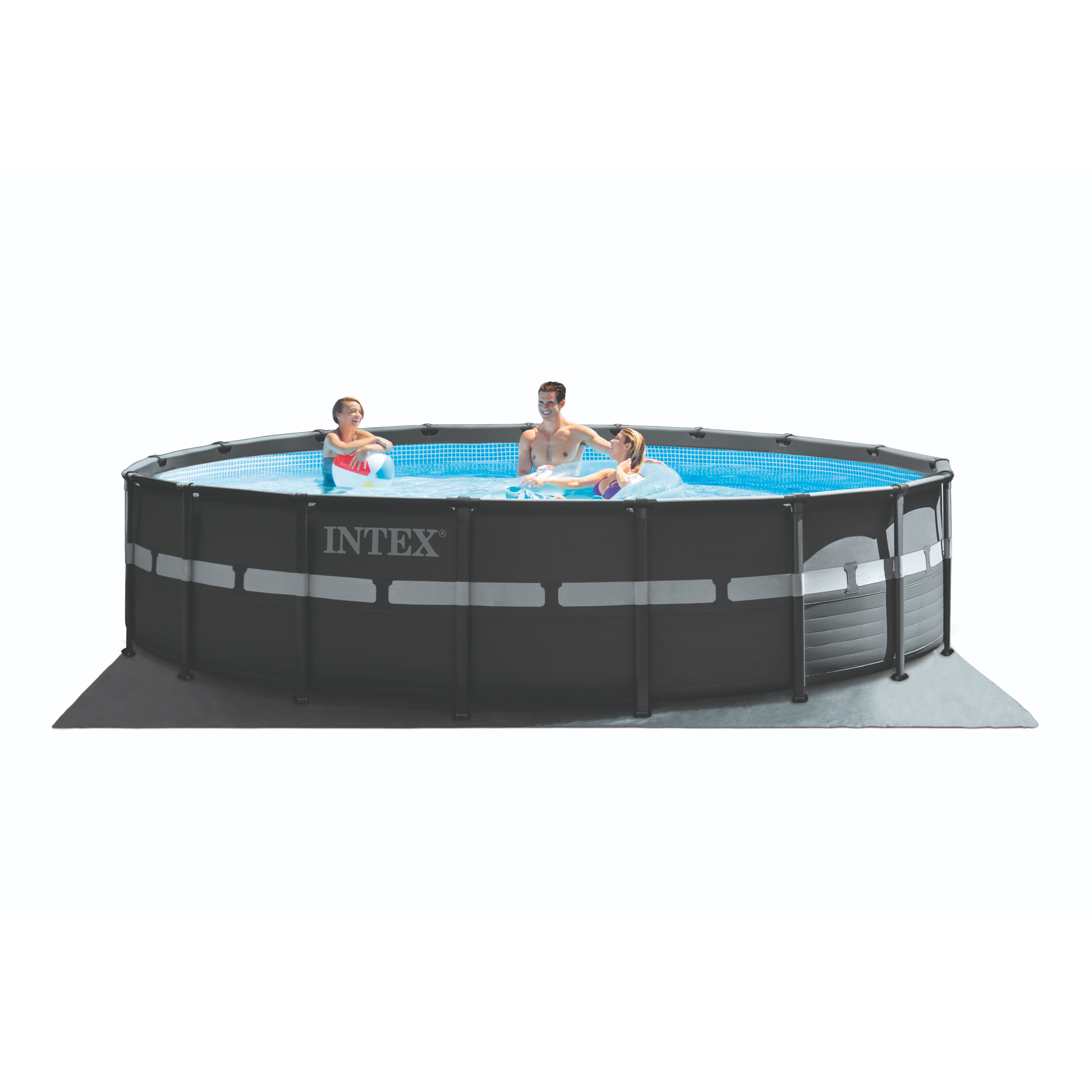 Intex 18Ft x 52In Ultra XTR Frame Round Above Ground Swimming Pool Set with Pump - image 5 of 12