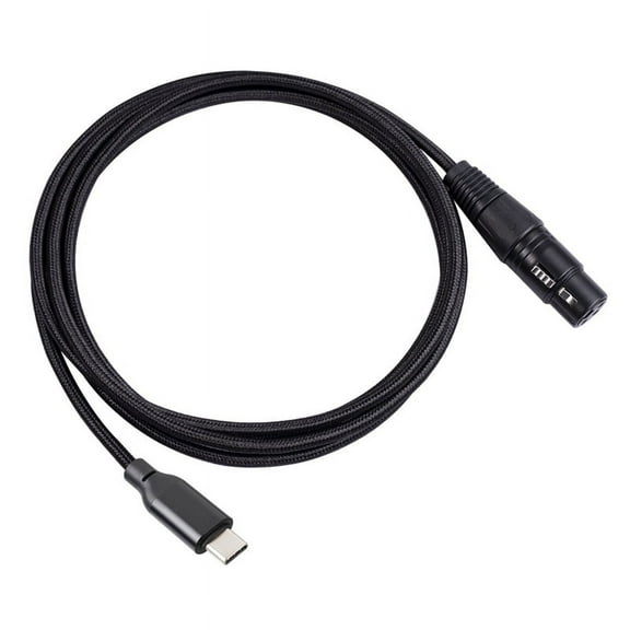 USB Type C To XLR Adapter Type C Male To 3 Pin XLR Female Microphone Cable Connector xc6979
