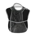 thumbnail image 2 of Hirioo Geometric Lines Dog Art for Baby Waterproof Pocket Bib Adjustable Closed for Babies Toddlers with Large Pocket 6-24Months, 2 of 8