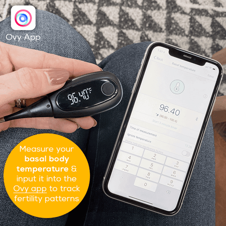 Beurer - Basal Pregnancy Planning Bluetooth Thermometer - Black
