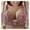 Pink, variant on VerPetridure Strapless Bras for Women Women Leopard-Print Front Buckles Underwear No Steel Ring Close Bra