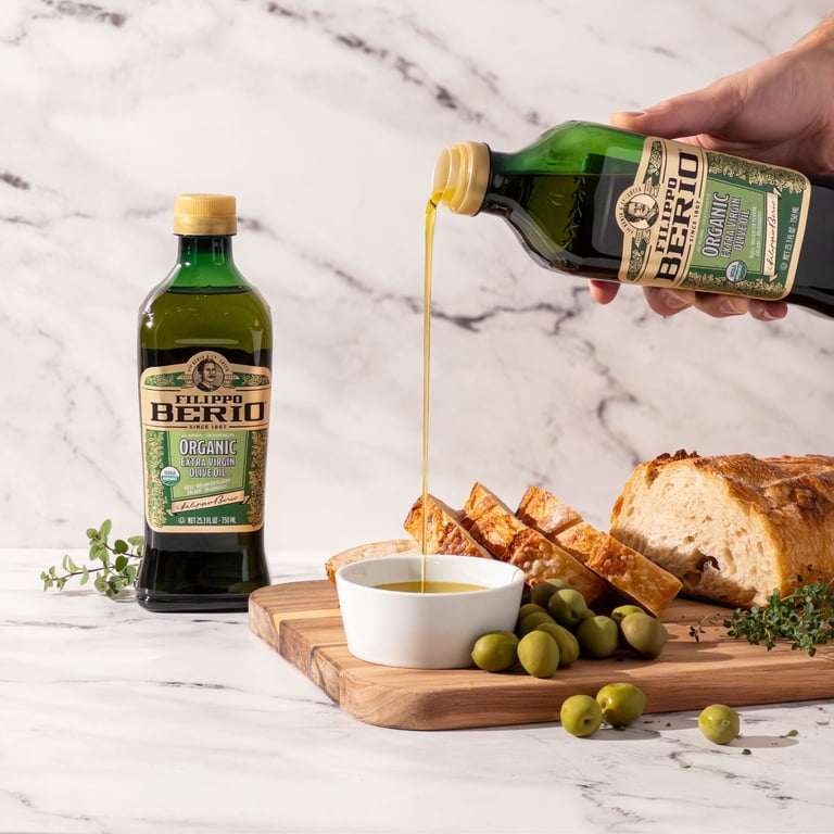 Filippo Berio Organic Extra Virgin Olive Oil 16.9 oz, USDA Organic