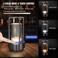 thumbnail image 5 of Lumina Lantern Table Lamp - Modern Open-Frame Design with Cylindrical Glass Light Source - Elegant Home Décor Accent for Any Space, 5 of 8