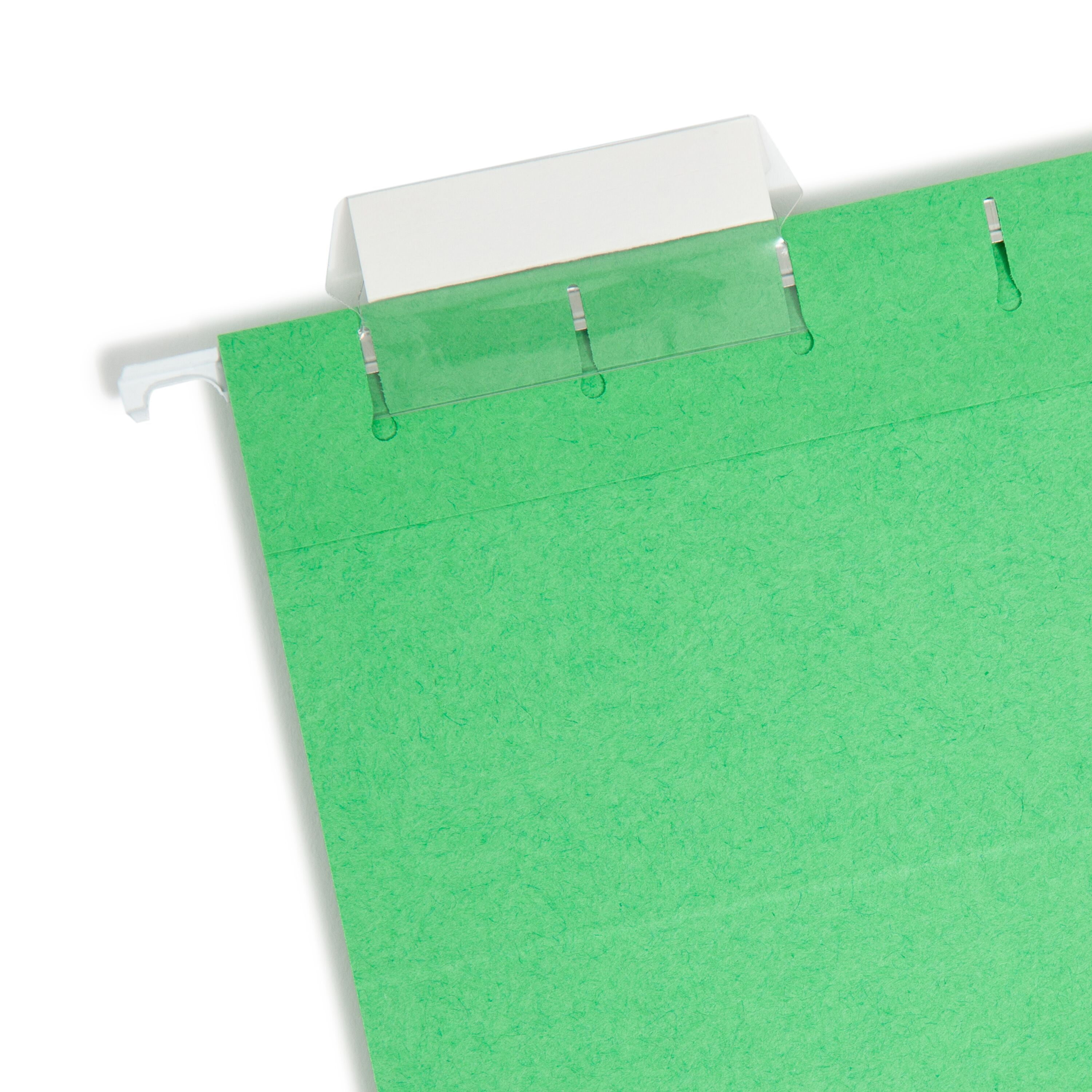Smead Hanging File Folder with Tab, 1/5-Cut Adjustable Tab, Letter Size, Green, 25 per Box (64061)