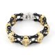 thumbnail image 1 of Pulsera de Cadena de Motocicleta Yuxing Estilo Punk Acero Inoxidable Talla S, 1 of 4