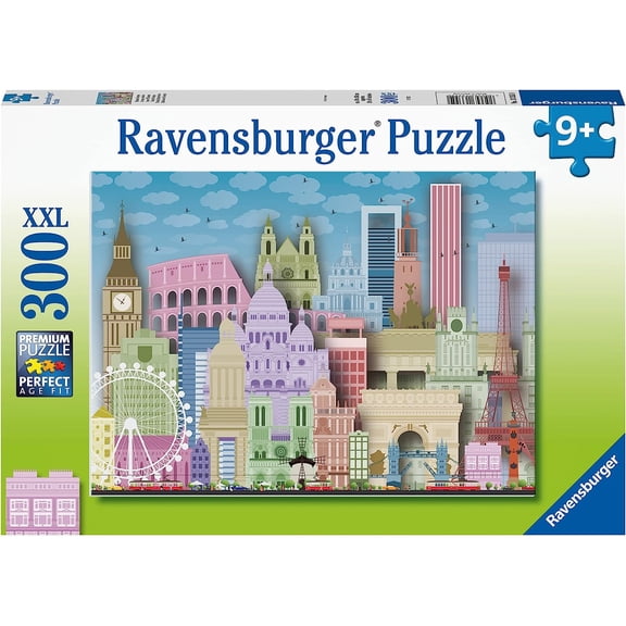 Ravensburger Children's Puzzle - 13355 Colourful Europe