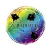 Unique Large Graduate Scroll Flat Inflatable Mylar 18" Foil Balloon