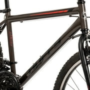 Huffy 26 North Peak Mountain Bike, Fits Riders 50+, Charcoal Gray, Adult, Mens