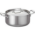 thumbnail image 4 of Tramontina 10-Piece 18/10 Stainless Steel TriPly-Clad Cookware Set, 4 of 8