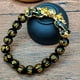 thumbnail image 2 of Pulsera de riqueza de obsidiana Feng Shui que cambia de color, pulsera Pai Show, pulsera con cuentas de hechizo de dragón, atrae riqueza y buena suerte, adecuada para hombres/mujeres, piedra Sincero Electrónica, 2 of 5