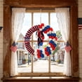 thumbnail image 4 of Outdoor Wreaths for Front Door, 4th of July Decorations Patriotic Wreath, Artificial Wall Wreath for Home Front Porch Decor, 4 of 7
