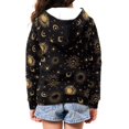 thumbnail image 3 of FUIALDOLG Girls Cute Graphic Print Zip Up Hoodies with Pocket Astronomy Print Comfort Soft Hooded Sweatshirts Winter Warm Fleece Jacket 6-7 Years, 3 of 6