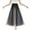Coffee, variant on Women's Elastic Waist Pleated Maxi Skirt - A-Line Flowy Tiered - Beach/Summer Casual - One Size Fits Most
